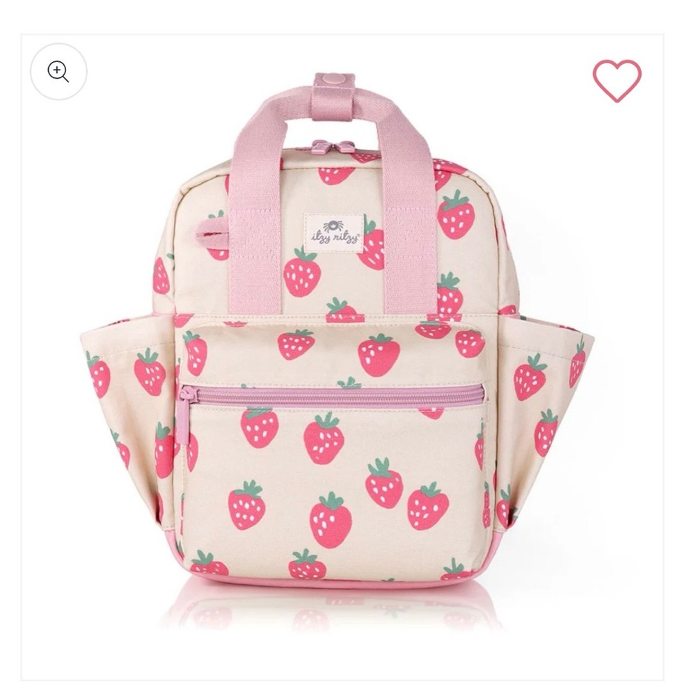 Itzy Ritzy Strawberry Toddler Backpack
